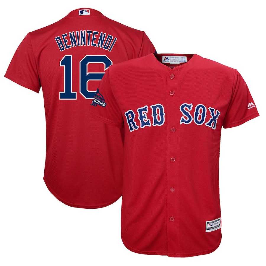 Youth Red Sox 16 Andrew Benintendi Scarlet 2018 World Series Champions Team Logo Player Jersey Dzhi,We sell and wholesale Youth Red Sox 16 Andrew Benintendi Scarlet 2018 World Series Champions Team Logo Player Jersey Dzhi on line form chian!